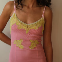 Load image into Gallery viewer, Betsey Johnson Lace Trim Midi Dress