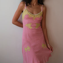 Load image into Gallery viewer, Betsey Johnson Lace Trim Midi Dress