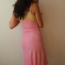 Load image into Gallery viewer, Betsey Johnson Lace Trim Midi Dress