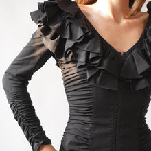 Load image into Gallery viewer, 90s Anne Fontaine Ruffle Blouse