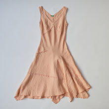 Load image into Gallery viewer, 90s Bias Cut Linen Dress