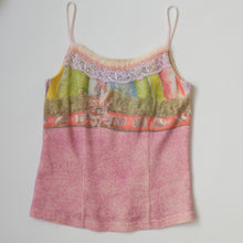 Load image into Gallery viewer, Parisian Vintage Marabou Trim Cami