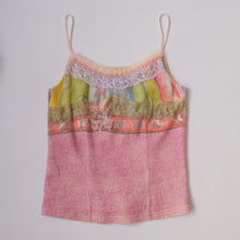 Load image into Gallery viewer, Parisian Vintage Marabou Trim Cami