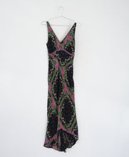 Load image into Gallery viewer, Betsey Johnson Floral Bias Cut  Midi Dress