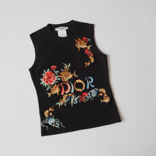 Load image into Gallery viewer, 2002 Christian Dior Koi Fish Embroidered Tank Top