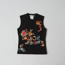 Load image into Gallery viewer, 2002 Christian Dior Koi Fish Embroidered Tank Top