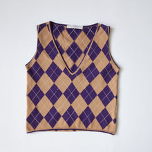 Load image into Gallery viewer, 2000s Miu Miu Argyle Vest