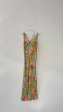 Load image into Gallery viewer, Betsey Johnson Silk Green Bias Slip