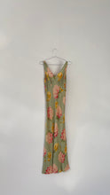Load image into Gallery viewer, Betsey Johnson Silk Green Bias Slip