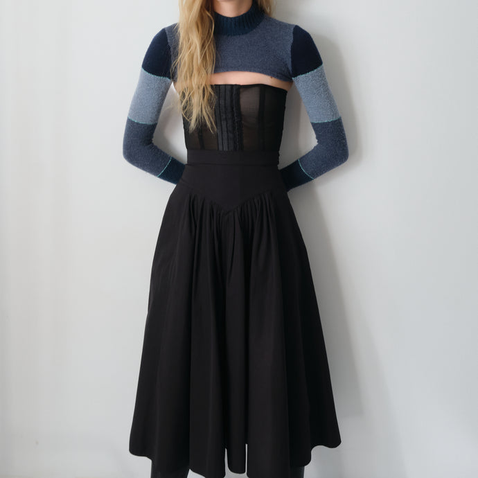 Miu Miu Yoked Midi Skirt