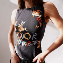Load image into Gallery viewer, 2002 Christian Dior Koi Fish Embroidered Tank Top