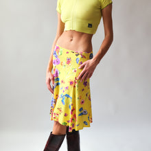 Load image into Gallery viewer, Versace Floral Butterfly Midi Skirt