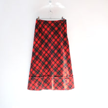 Load image into Gallery viewer, Comme Des Garcons Red Tartan Wool Skirt