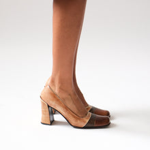 Load image into Gallery viewer, 1990s Chunky Leather Pumps