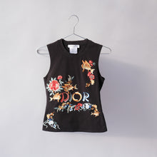 Load image into Gallery viewer, 2002 Christian Dior Koi Fish Embroidered Tank Top
