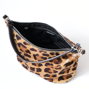 Prada Leopard Print Cavallino Shoulder Bag