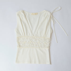 Vintage Valentino Sequinned Tank Top