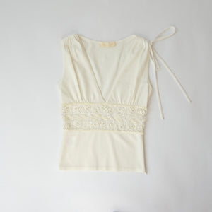 Vintage Valentino Sequinned Tank Top