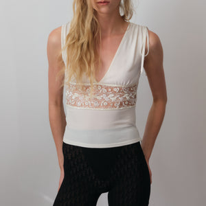 Vintage Valentino Sequinned Tank Top