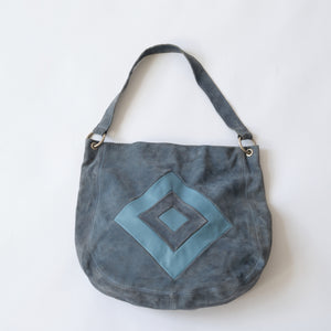 Rare 90s Bottega Veneta Suede Shoulder Bag