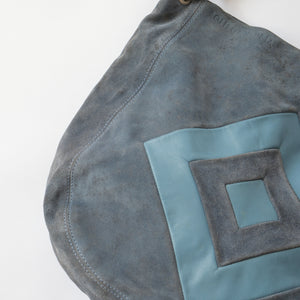 Rare 90s Bottega Veneta Suede Shoulder Bag