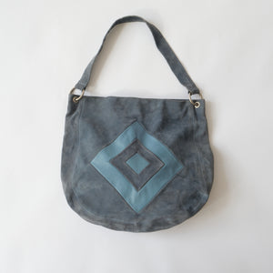 Rare 90s Bottega Veneta Suede Shoulder Bag