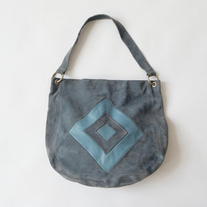 Rare 90s Bottega Veneta Suede Shoulder Bag