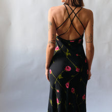 Load image into Gallery viewer, Betsey Johnson Rose Print Midi Dress