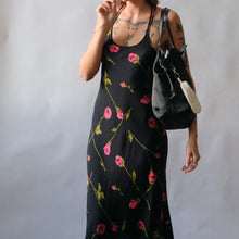 Load image into Gallery viewer, Betsey Johnson Rose Print Midi Dress