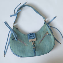 Load image into Gallery viewer, 2002 Christian Dior Admit It Denim Handbag