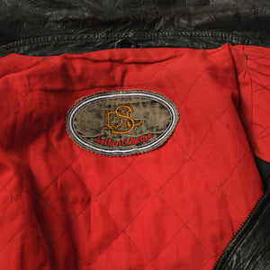 90's Diesel Leather Bomber Jacket