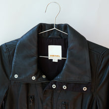 Load image into Gallery viewer, 2000s Diesel Leather Moto Jacket