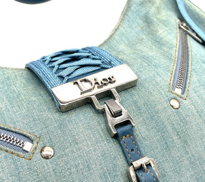 2002 Christian Dior Admit It Denim Handbag