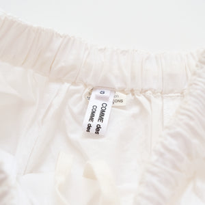 White Parachute Midi Skirt
