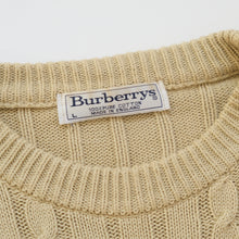 Load image into Gallery viewer, Burberry Cotton Cable Knit Sweater