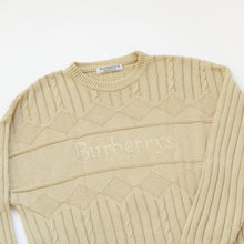Load image into Gallery viewer, Burberry Cotton Cable Knit Sweater