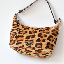 Load image into Gallery viewer, Prada Leopard Print Cavallino Shoulder Bag