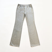 Load image into Gallery viewer, Christian Dior 2006 Radioactive Chrome Silver Jeans