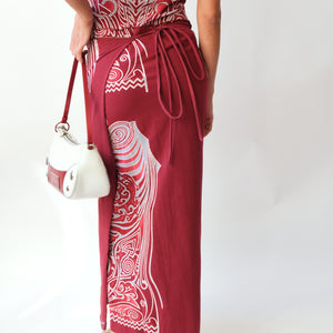 BNWT Jean Paul Gaultier Tribal Wrap Dress