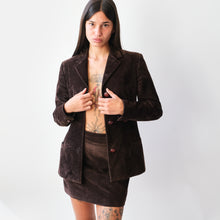 Load image into Gallery viewer, 1990s Istante Versace Suede Brown Suit