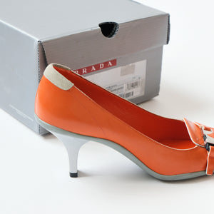 SS1999 Prada Sport Orange Heels