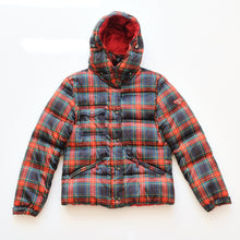 Load image into Gallery viewer, Tartan Prada Nylon Puffer Jacket