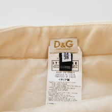Load image into Gallery viewer, Dolce &amp; Gabbana Cream Knit Mini Skirt