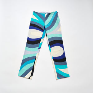 Rare 90s Emilio Pucci Abstract Trousers