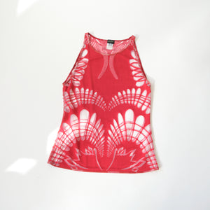 Jean Paul Gaultier Sleeveless Red Top