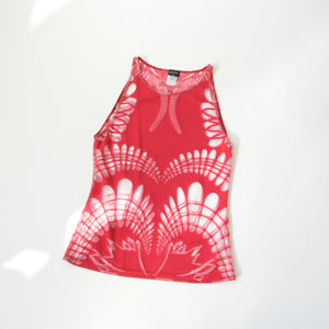 Jean Paul Gaultier Sleeveless Red Top