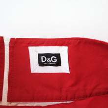 Load image into Gallery viewer, Dolce &amp; Gabbana Red Pleated Mini Skirt