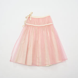 Comme Des Garçons Reversible Pink Midi Skirt