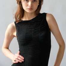 Load image into Gallery viewer, 90s DKNY Ruched Top / Mini Dress