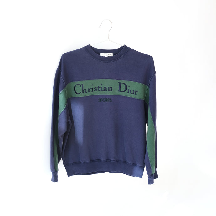 Vintage Christian Dior Sports Embroidered Sweatshirt